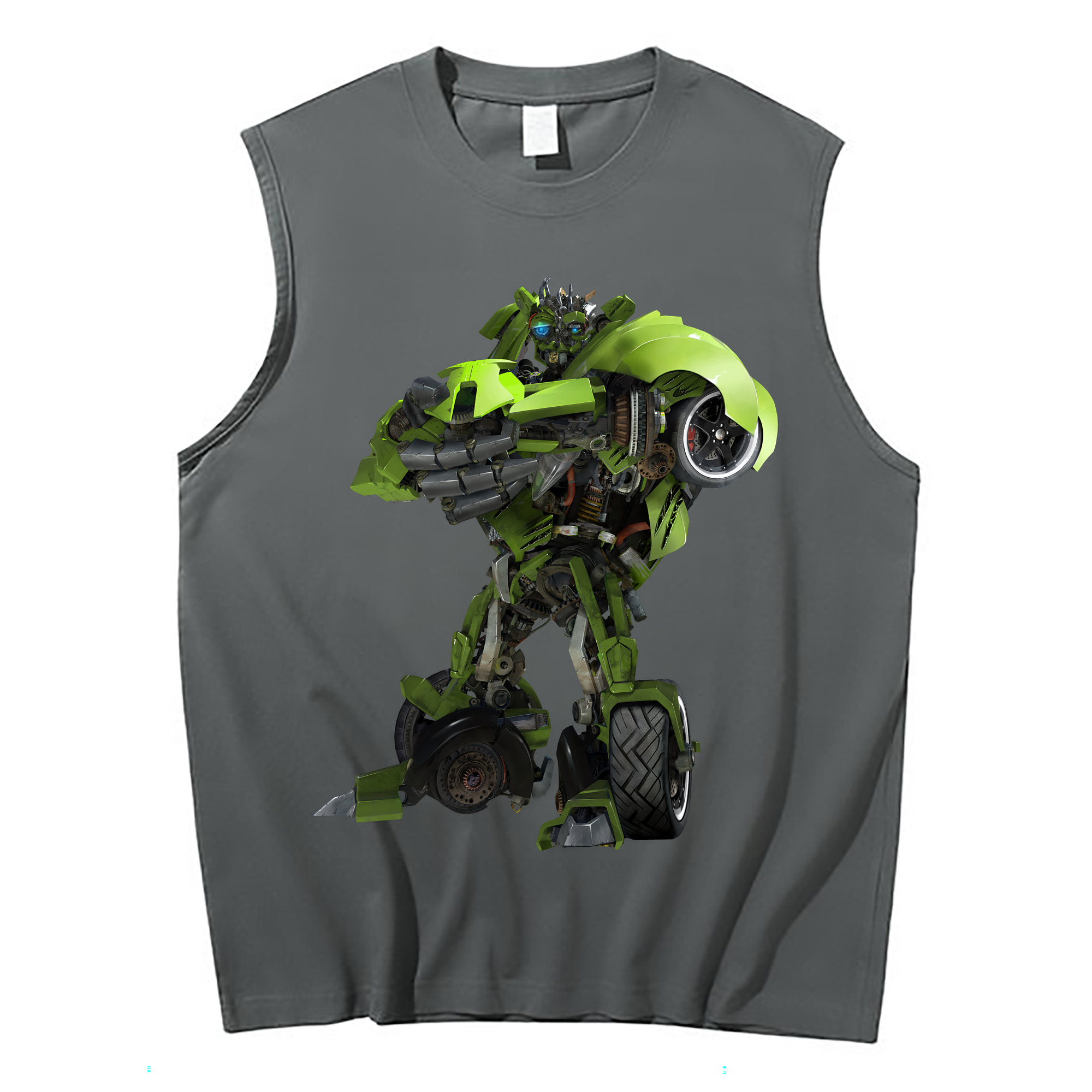 （画像用） Transformers トランスフォーマー コットン100％タンクトップ（フロントプリント）